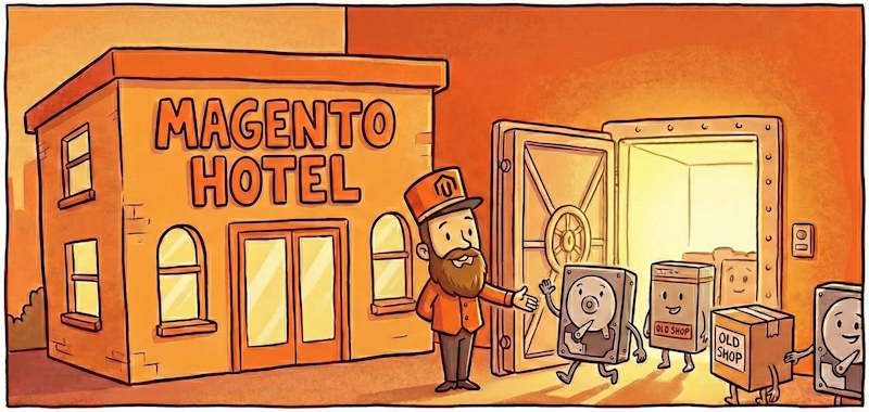 Magento Shop archivieren im Magento Hotel Magento Hotel Bild